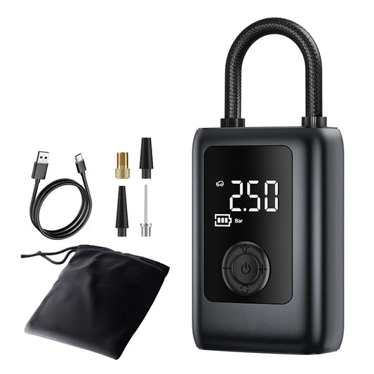 150PSI Premium Wireless Car Tire Inflator - 6000mAh Heavy Duty Portable Air Pump