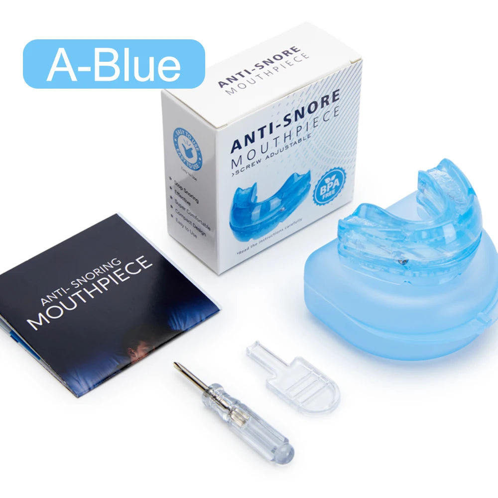 Adjustable Anti Snoring Mouth Guard Anti-Snoring Mouthpiece Sleeping Devices Bruxism Snoring Stopper Improve Sleep Mouthpiece